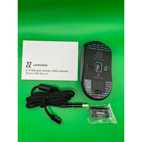 G1 8K Rolling Rate Wireless Bluetooth 5.1/2.4 GHz Optical Mouse - PixArt 3950 - Picture 3 of 3